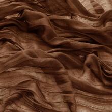 1件裸色和咖啡色薄纱桌布，10英尺/1.9米，4米，3米，半透明桌布，波西米亚风格薄纱桌布，婚礼桌布，适用于派对、新娘送礼会装饰，可用于婚礼、新娘派对、周年纪念、婚礼拱门、招待会、甜点自助餐、甜点背景、仪式等场合。 - 咖啡棕 - 查看 6