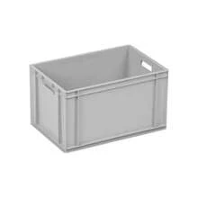 Storage Box - 600x400x340mm - Pk Of 8 Stking Plastic Crate - Heavy Duty - Multicolor - View 4