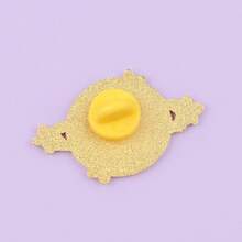 Bộ 20 chiếc huy hiệu cài áo màu hồng in chữ "Shine Brightly" dành cho bé gái, ghim cài áo tráng men, phụ kiện trang sức dễ thương cho nữ, quà tặng. - Vàng - Xem 10