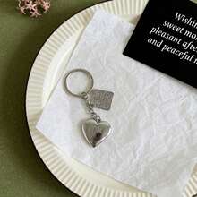 1个情书钥匙扣，包包挂件，送给女性的精美礼物，生日礼物 - 彩色 - 查看 2