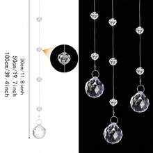 20 hạt pha lê acrylic tạo thành rèm cửa hình vòng cung, thích hợp cho nhà ở, quán cà phê, phòng ngủ, phòng ăn, mọi mùa. - Hạt dứa - Xem 8