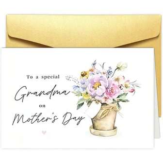 1 pieza, pedido anticipado para el Día de la Madre, envía un regalo y desea un feliz Día de la Madre a una abuela maravillosa