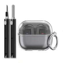 Transparent Soft Detachable Protective Case Compatible With Samsung Galaxy Buds 3 Pro Wireless Bluetooth Earphones, Minimalist & Personalized Design, Includes Cleaning Kit, Suitable For Men And Women - Multicolor - View 7