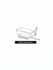 1/11/18/25 Stück Kunststoff Schubladenorganizer Set, 4 Größen, Schminktisch Organizer Box, Schminktisch und Schreibtisch Schubladenorganizer Tablett, Schlafzimmer, Badezimmer, Küchenutensilien und Büroorganizer und Aufbewahrung (transparent), multifunktionales Organizer Set, Raumdekoration - Transparent - Übersicht 13