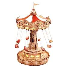 Adult Building Block Toys - Flying Chairs [rotatable With Music] - View 5