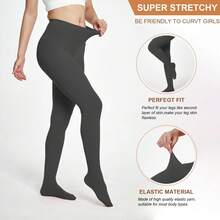 3 Pairs Women's Super Soft Fashionable Velvet Dance Tights Leggings - A - View 9