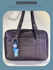 1pc Cute Bear Metal Decoration Keychain, Perfect Gift For Car Keys, Backpacks, Wallets, Cosplay Events, Birthdays, Graduations, Travel Souvenirs, Dorm Decor - Multicolor - View 5