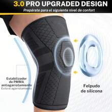 Rodillera Deportiva Ortopédica Unisex con Estabilizador Lateral y Almohadillas de Gel Rotulianas para Una Mayor Sujeción Rodilleras para ProtecciónAlivio Deporte Small - Extra grande - Ver 3