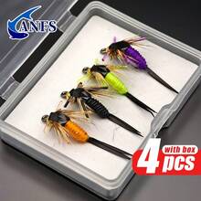 4/8pcs Fly Fishing Flies Kit -Realistic Fly Baits Mix Design, Perfect Fishing Gift For Angler - Multicolor - View 15