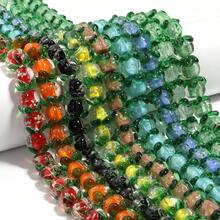 10颗手工制作的橙色水果玻璃珠，11x10毫米 - 非常适合DIY手链、项链和耳环，玻璃珠，直接穿孔，饰品 - 柿子 - 查看 8