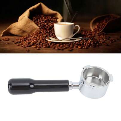 51 mm Bottomless Portafilter mit 3 Ohren – inkl. Filtereinsatz für perfekten Kaffeegenuss