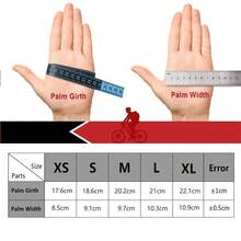 Guantes de ciclismo de esqueleto para motocicleta, guantes acolchados de montaña, para hombres y mujeres, resistencia al aire última intervensión, para ciclismo, escalada, senderismo, guantes de dedo completo. - Rojo - Ver 10