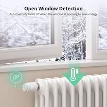 SONOFF Smart Heizkörperthermostat TRVZB, Smart Heizungsthermostat mit App-Funktion, Zigbee Thermostat Benötigt Zigbee 3.0 Hub, kompatibel mit Alexa/Home Assistant - Weiss - Übersicht 5