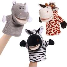 ¡Recomendado3 PCS Títeres de Mano para Niños, Marionetas de Mano de Animales de Peluches de Alta Calidad para Alivio la Ansiedad, Cuentacuentos, Preescolar, Muñecos para Juegos de Rol (King Kong, elefante, león)¡Top de Temporada - Jirafa, cebra, rinoceronte - Ver 10