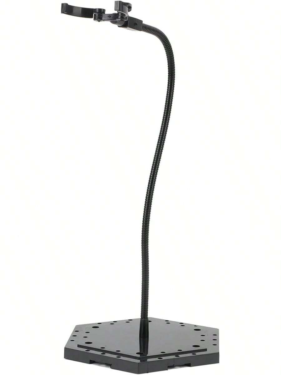 ¡RecomendadoSoporte para Modelo Stop Motion, Soporte para Exhibición de Figuras de Acción de Acero Inoxidable ABS para Muñecas de 6 Pulgadas, para Exhibir Figuras de Anime y Otros¡Top de Temporada - Negro - Ver 1