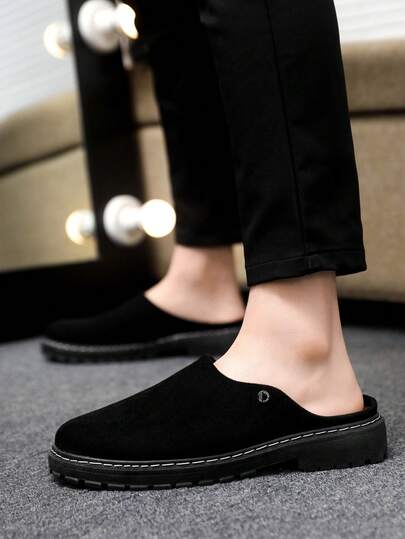 Giày lười nam da thật thời trang mới, kiểu dáng slip-on buộc dây, màu đen, phù hợp cho mọi mùa, phong cách Anh cổ điển, giày casual, giày công sở, giày da đế dày thoải mái.