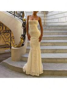 2026 New Dress Suspender Backless Strap Dress Sexy Fashion Slim Dress Spring And Summer - trắng - Xem 2