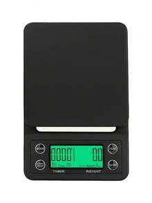 1pc Black High Precision Multi-Function Digital Kitchen Scale, High Accuracy Cooking Scale, Italian Handheld Coffee Scale, Smart Coffee Scale Suitable For Brewing And Drip Coffee, Coffee Scale With Tare Function, LED Display - Multicolor - View 9