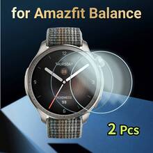 2pcs Tempered Glass Screen Protector, 9H Hardness Anti-Scratch For Amazfit Balance/Balance 2 - 2 Pieces/set - View 3