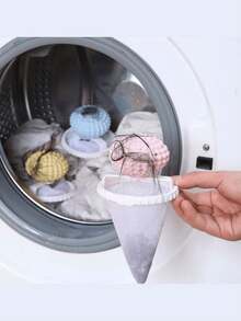 3 قطع/مجموعة كرات تنظيف آلة الغسيل القابلة لإعادة الاستخدام، تمنع التكتل، تجمع شعر الحيوانات الأليفة، تصفي الوبر (ألوان عشوائية) - متعدد الألوان - مشاهدة 3