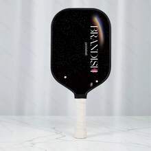 16毫米厚匹克球拍，PP蜂窝芯结构，匹克球运动器材 - 黑色 - 查看 1