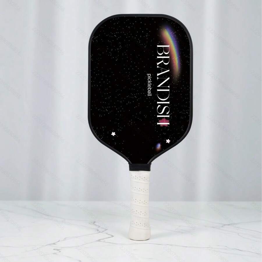 16毫米厚匹克球拍，PP蜂窝芯结构，匹克球运动器材 - 黑色 - 查看 1