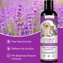 YEGBONG 100ml/3.38oz Pet Shampoo And Conditioner, Designed For Dogs With Odor And Tangled Fur, Instantly Smooths Frizz And Transforms Dry, Knotted, And Frizzy Hair. Suitable For Both Cats And Dogs, It Features A Purely Plant-Based Formula - 100ml - View 5