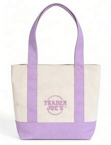 4Pcs-Canvas Tote Bag With Zipper, Multi-Pocket Women's Shoulder Bag, Multiple Pockets, Can Hold Daily Necessities, Travel Items And Work Supplies, Reusable, Casual Shopping Beach Bag, Versatile And Fashionable - 彩色 - 查看 2