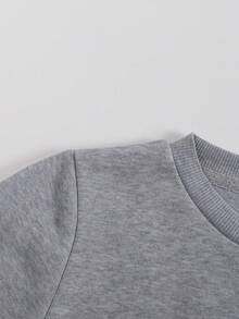 Disney Mickey Mouse Friend Pattern Print, Soft Children's Hoodie, Suitable For Daily Leisure, Family Outings And Other Scenes To Wear. - 灰色 - 查看 5