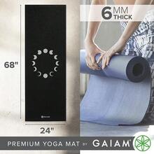 Yoga Mat - Premium 6mm Print Extra Thick Non Slip Exercise & Fitness Mat For All Types Of Yoga, Pilates & Floor Workouts (68\L X 24\W X 6mm Thick) - NewMoon - 查看 3