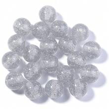 20 piezas de cuentas de galaxia de 12 mm súper brillantes, cuentas estelares brillantes para hacer joyas y decoraciones del Día de San Valentín, adecuadas para collares, pulseras, encantos de bolso, correas de teléfono - Cielo estrellado brillante - Ver 11