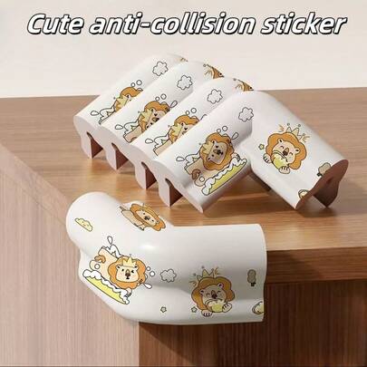 Bộ 5 miếng bảo vệ góc an toàn cho bé, miếng bảo vệ cạnh đồ nội thất, dải đệm tường, miếng đệm mềm cạnh bàn, tấm bảo vệ cho các cạnh và góc của bàn, cũi, lò sưởi, sản phẩm an toàn cho bé dễ lắp đặt.