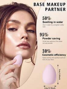 59PCS Makeup Tools Set Including:20PCS Makeup Brush Set+1pc Storage Bag+1pc Hairband+2PCS Hand Bowl Strap+3PCS Facial Cleansing Sponges+2PCS Makeup Brush Cleaning Tools+6PCS Makeup Sponges+6PCS Triangle Powder Puffs+6PCS Mini Makeup Sponges+12PCS Mini Air Cushion Powder Puffs ﻿ - Multicolor - View 5