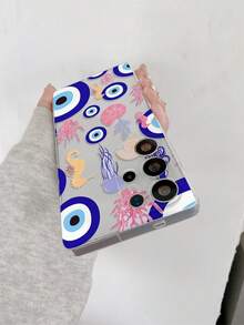 1个海马眼图案安卓手机壳，精准开孔摄像头保护，兼容三星Galaxy S25 Ultra/Galaxy S24 Ultra/S24/S23 Ultra/A56 5G/A55 5G/A52s 5G/A26 5G，Nothing，Pixel，兼容Redmi保护壳 - 無色 - 查看 7