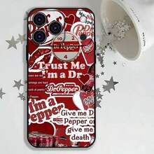 Funda de teléfono Girls Love D-Dr-P-Peppers Drink para 17,16,15,14,13,12,11,Pro,Max,Plus,E,Air,Mini, negra, a prueba de golpes. Accesorios para teléfonos de vacaciones. Ideal para fiestas navideñas, oferta especial de Año Nuevo, funda transparente para teléfono, es la opción de regalo para amigos o familiares. Exquisita Funda Limitada de Edición Festiva para  17 Pro Max Funda Stitch Impermeable Anti-Caída Resistente a los Arañazos Funda 13 Añade un Toque Festivo Funda 16 Cosas Personalizables Estilo Minimalista Nuevo Regalo de Vacaciones Funda para  17 scover de  17 Pro Max - A5 - Ver 12