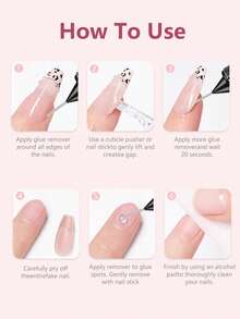 COLOURSMILE Penghapus Kuteks Presisi 20ml, Cocok untuk Stiker Kuku, Penghapus Kuteks Multifungsi, Menghapus Manikur Gel dengan Lembut, Penghapus Kuteks Non-Aseton - 1PC - View 8