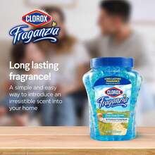 Clorox Fraganzia Crystal Beads Air Freshener In Fresh Ocean Breeze Scent - Long-Lasting Room Deodorizer - Odor Eliminator Gel Beads To Freshen Home, Car, Or Office, 12 Fl Oz - ColorA - 查看 3