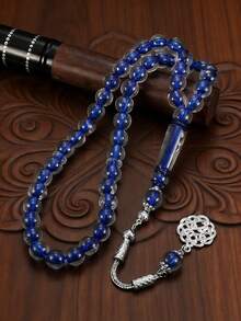 1 pieza Pulsera de cuentas de cristal transparente, accesorio decorativo adecuado para actividades religiosas como el canto y la adoración - Cuentas B - Ver 8