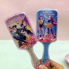 1pc K-Pop Dreamlike Girl Group Rotating Hair Brush Set - Inspired By Lumi's Air Cushion Massage Hair Brush, Anti-Static Design, Creates Voluminous Hairstyle (Random Style) - Multicolor - View 9