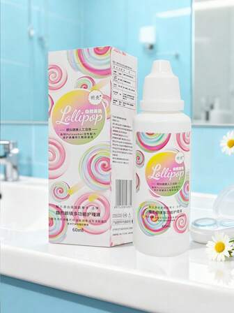 1 Bottiglia 60ml Soluzione per la pulizia delle lenti a contatto, pulizia profonda, pulizia di lunga durata, delicata e non irritante, comoda da indossare, soluzione multiuso, rimuove proteine, sporco e detriti, soluzione per la pulizia e la conservazione delle lenti a contatto.