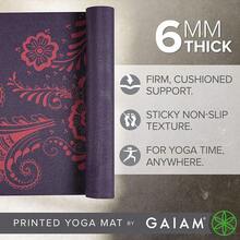 Yoga Mat - Premium 6mm Print Extra Thick Non Slip Exercise & Fitness Mat For All Types Of Yoga, Pilates & Floor Workouts (68\L X 24\W X 6mm Thick) - 茄子漩渦 - 查看 4