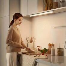 6个LED感应橱柜灯，无线夜灯，LED感应灯，阅读灯，台阶灯。适用于走廊、厨房、楼梯、过道、衣柜、办公桌和家居照明。USB充电。LED照明。200mAh，400mAh。 - 白紅光 - 查看 5