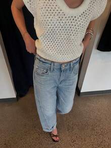 MORI 2026春夏新款女士白色圆领无袖亮片针织罩衫 - 白色 - 查看 4