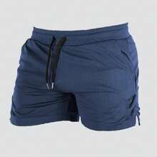 Summer Men's Fitness Shorts Gym Shorts Gyms Short Pants Run Hiking Sportswear Running Shorts Men Sports Jogging 7CTB - 黑色 - 查看 11