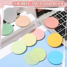 Sabary 500 Sheets Transparent Sticky Notes Round Translucent Sticky Notes Tabs Colorful Page Flags Stickers Clear Book Markers Bible Journaling Office Back To School Supplies(1.75 Inch,Bright) - Màu A - Xem 7