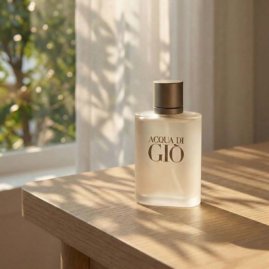 Perfumes De Hombre Acqua di Gio Pour Homme 100ml EDT Fragancia Fresca Cítrica Lima Bergamota Notas Marinas Estilo Casual Regalo Original Papá Novio - Fresco - Ver 1