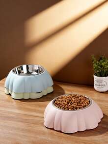 Pumpkin Shaped Pet Bowls,Anti-Spill Anti-Leak Non-Slip,Plastic Material Slanted Design,Cute Creative Feeding Tray,Outdoor Travel Home Use,Small Dogs Cats Puppies,Practical Durable Pet Supplies,Cute Pumpkin Shaped Slanted Anti-Spill Plastic Pet Feeding Bowls - 400ml - View 7