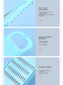 不锈钢蔬菜切片器，家用蔬菜切丝器，土豆切片器，切片器，方便易用的黄瓜胡萝卜切丝器，厨房工具，多功能工具，适用于蔬菜、水果、食品、厨房、厨房用品、厨房工具、厨房配件 - 彩色 - 查看 5