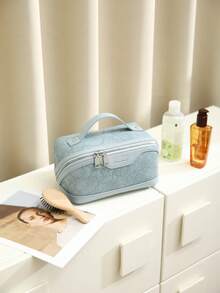 1pc Children's Fashion Toiletry Cosmetic Bag, Minimalist & Practical, Convenient To Carry - Multicolor - View 10