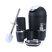Set di accessori per il bagno - nero - Visualizzare 4